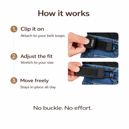 Buckle Free Belt